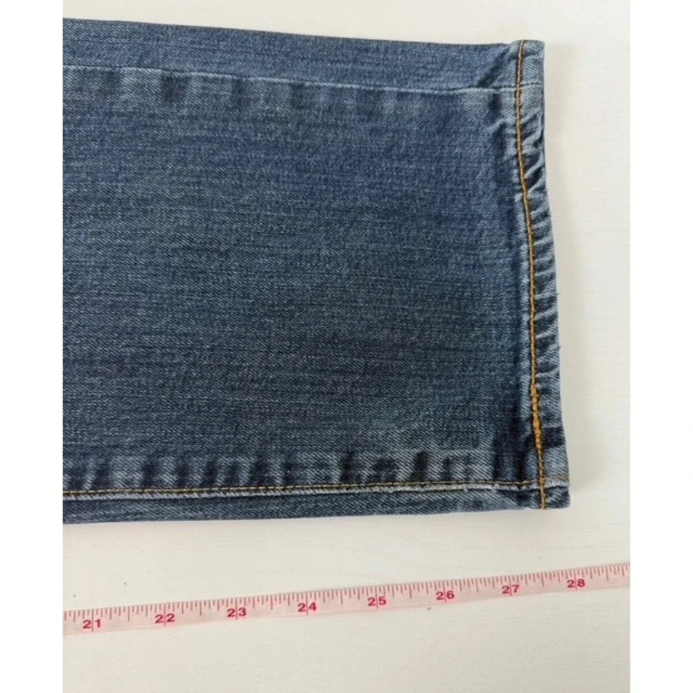 Levi's‎ 505 Mens Jeans Blue Straight Fit Button Fly Distressed Size 32x30